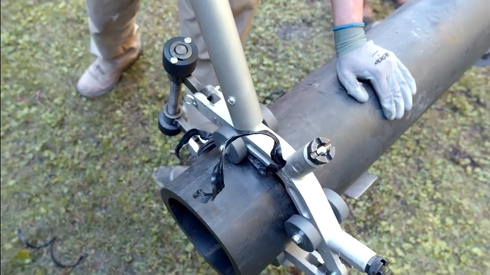 PLAS In-Line Rotary Pipe Cutters - Demonstration