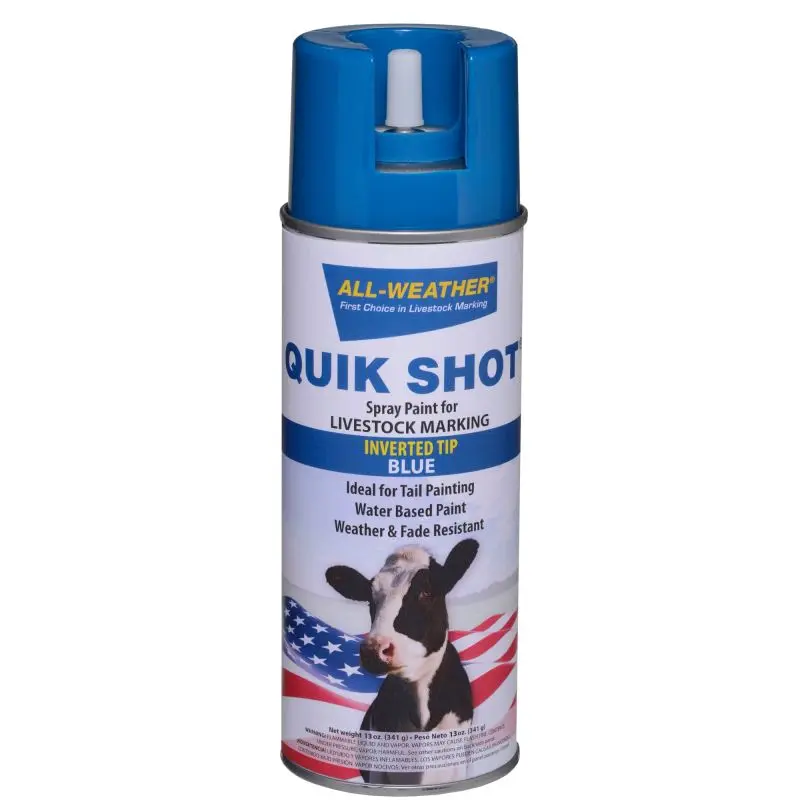 Quik Shot Tail Paint (Aerosol) — Hayvan Markalama Spreyi