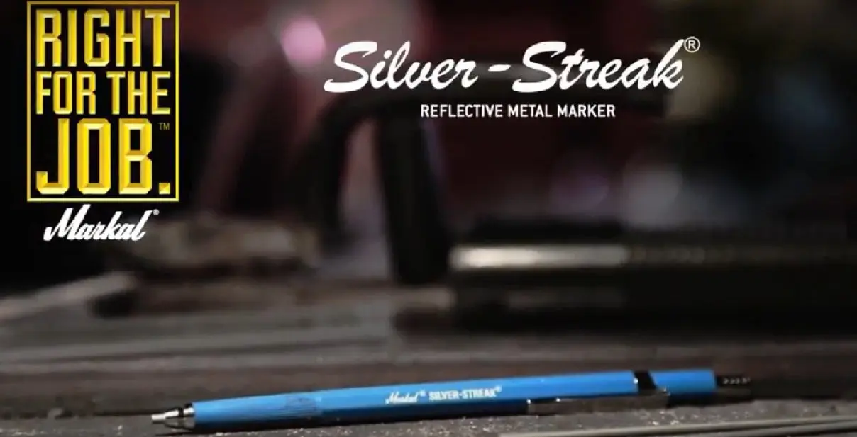 Silver Streak Metal Marker — Kaynak Markalama Kalemi
