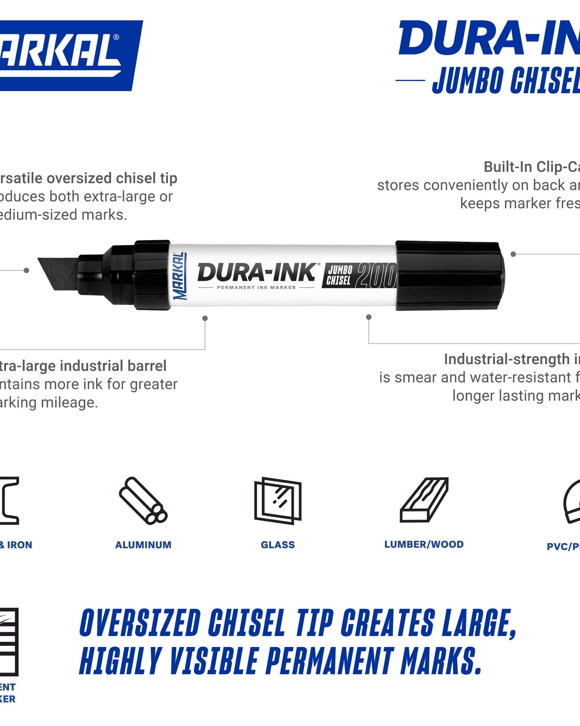 Dura-Ink 200 (Jumbo Chisel) (чёрный)