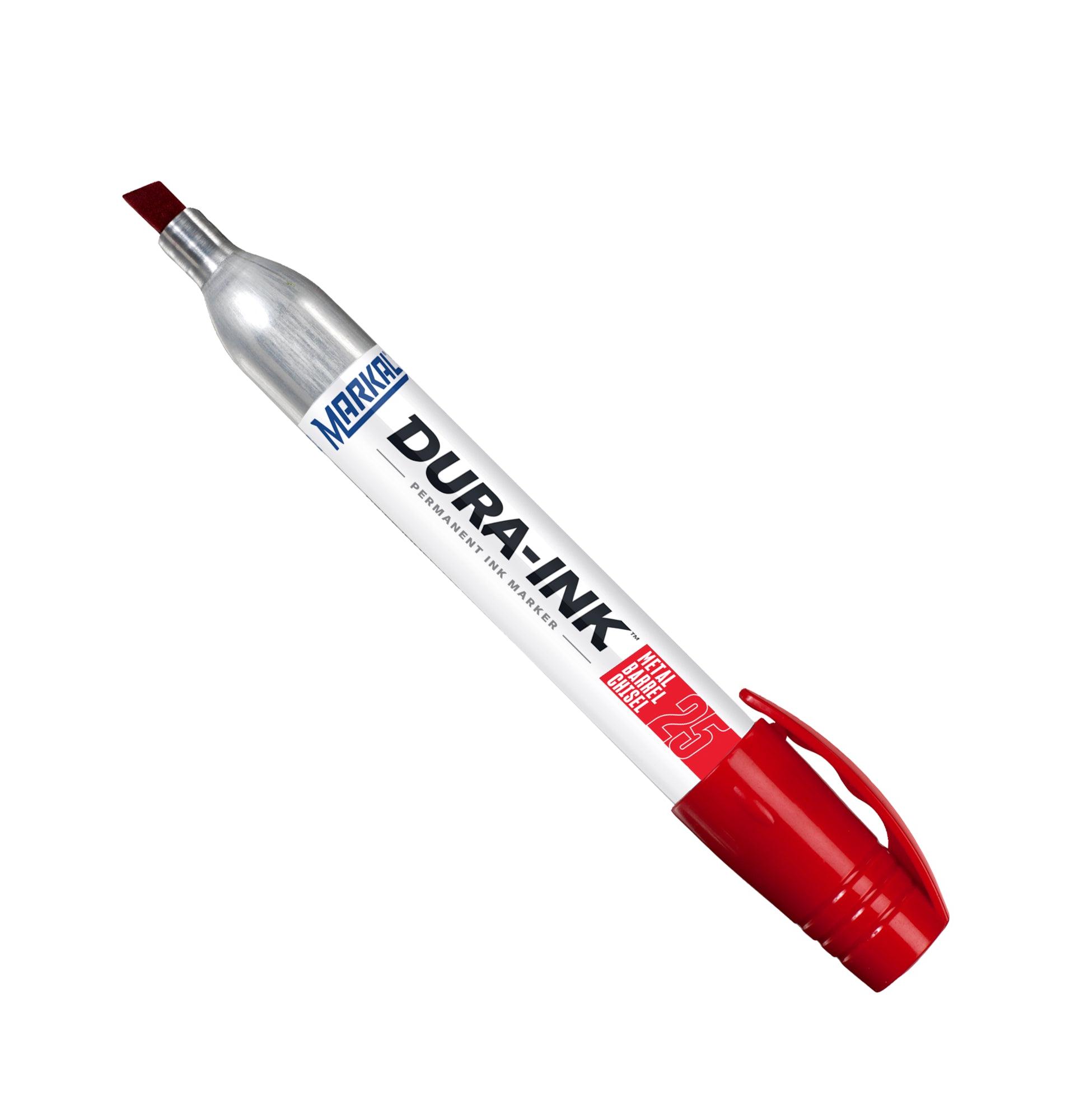 Dura-Ink 25 (Metal Barrel Chisel) (Kırmızı)