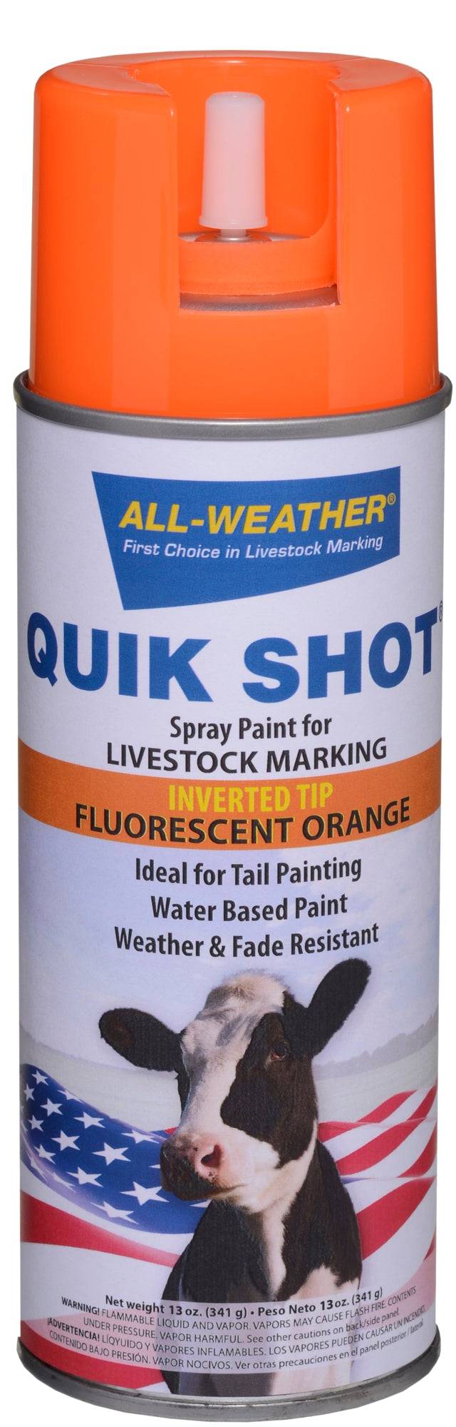 Floresan Turuncu — Quik Shot Tail Paint (Aerosol)