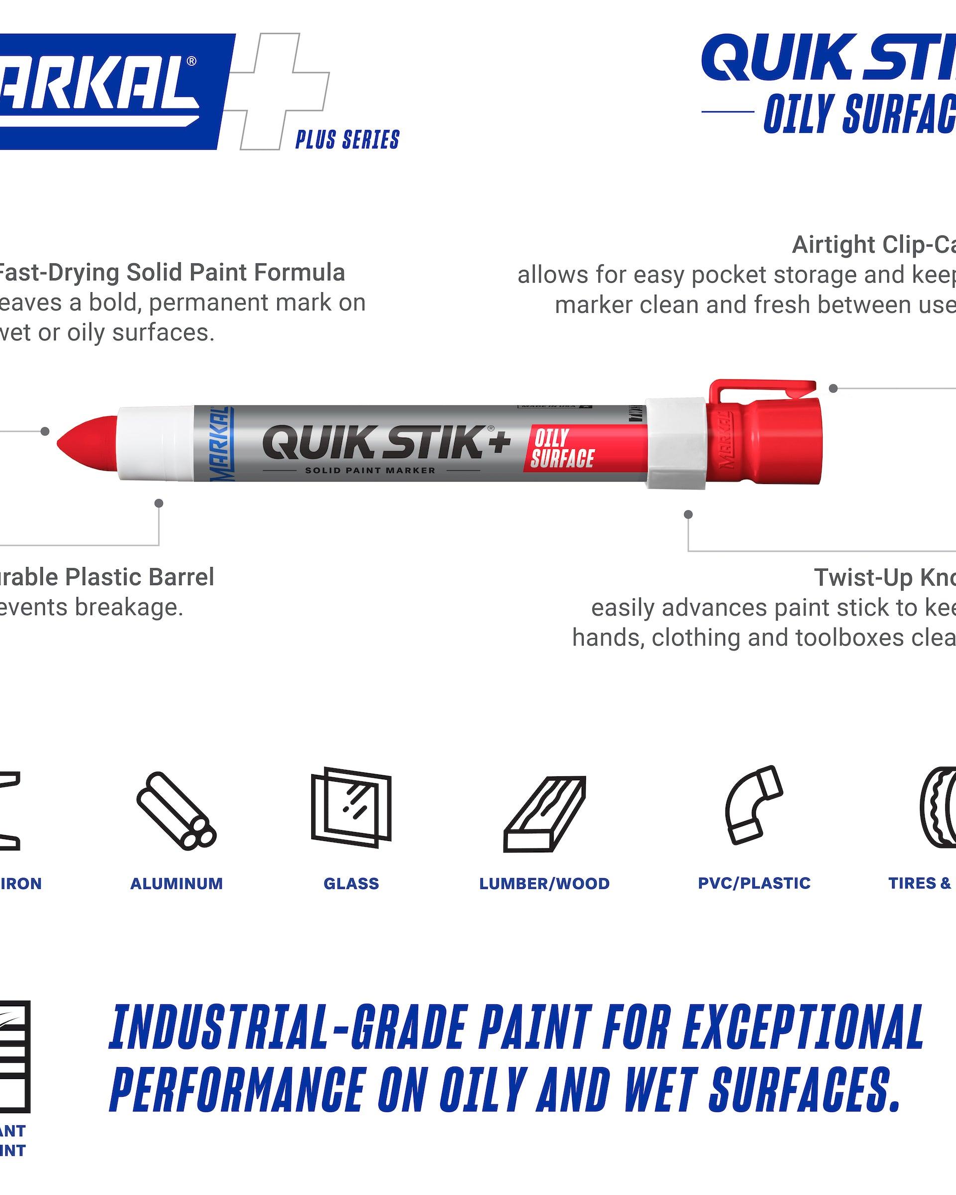 Quik Stik+ Oily Surface (Kırmızı)