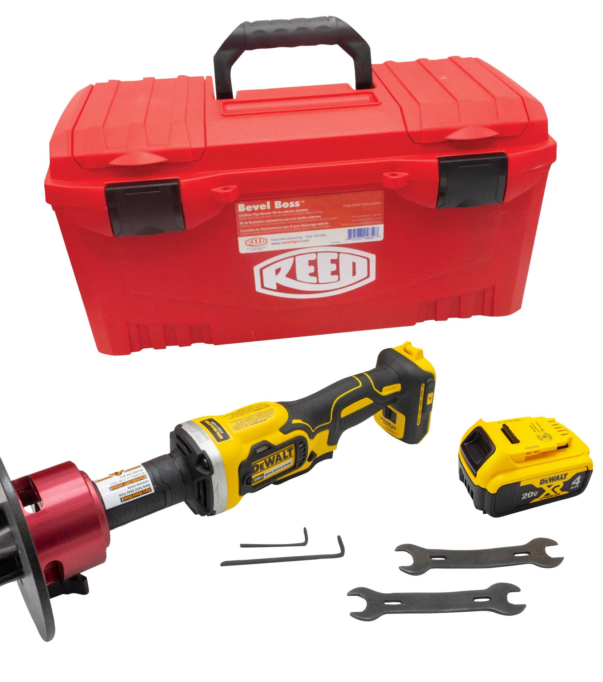 Kit with Beveler Adapter, Router Bit, DeWalt® Die Grinder and Battery
