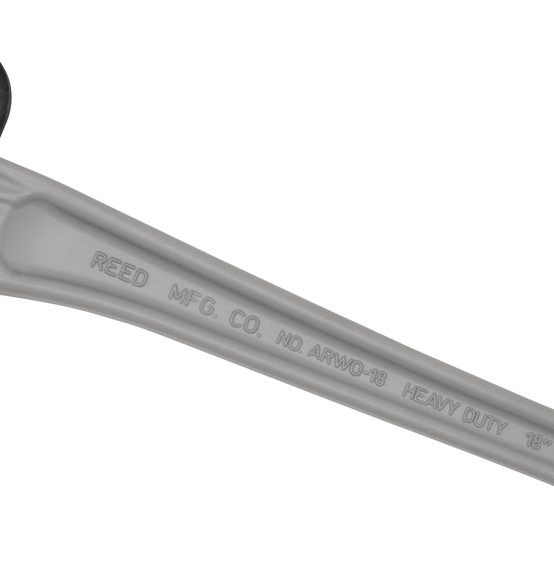 Boru Anahtar, 18 inç OAL, 2-1/2 inç Jaw, Alüminyum/Titanium Jaw