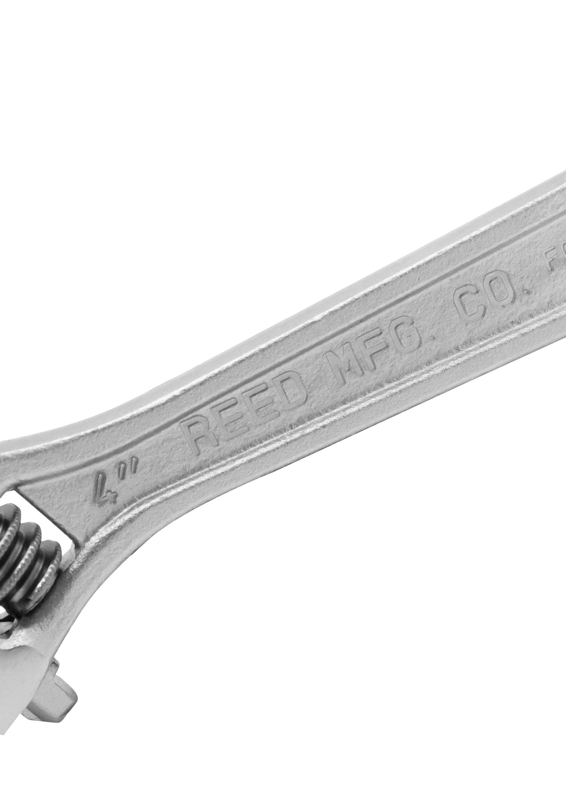 Ayarlanabilir Anahtar, 4 inç OAL, 7/16 inç Jaw, Chrome-Plated Jaw