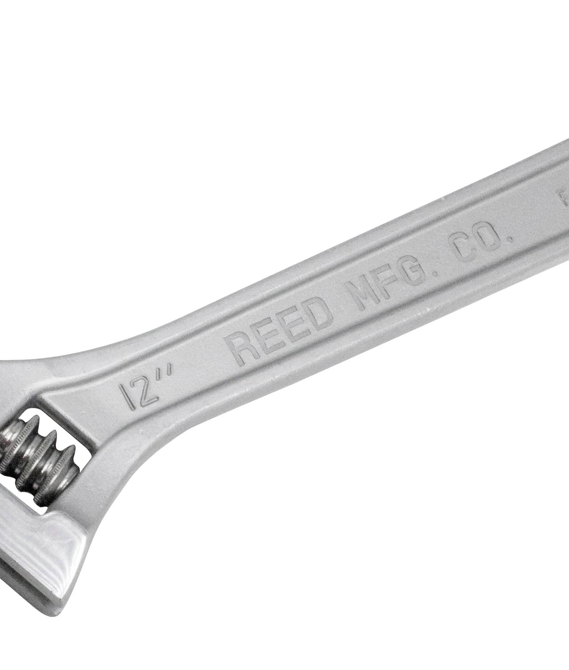 Ayarlanabilir Anahtar, 12 inç OAL, 1-3/8 inç Jaw, Chrome-Plated Jaw