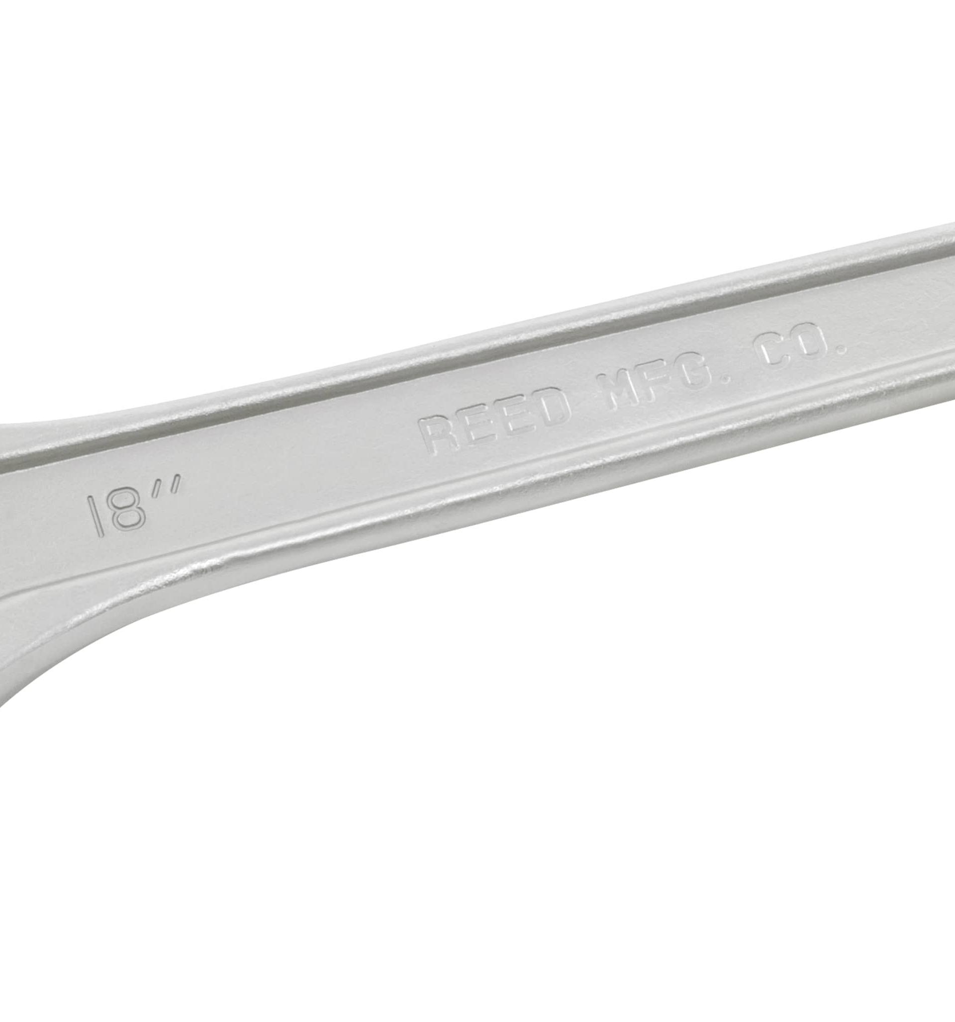 Ayarlanabilir Anahtar, 18 inç OAL, 2-1/16 inç Jaw, Chrome-Plated Jaw