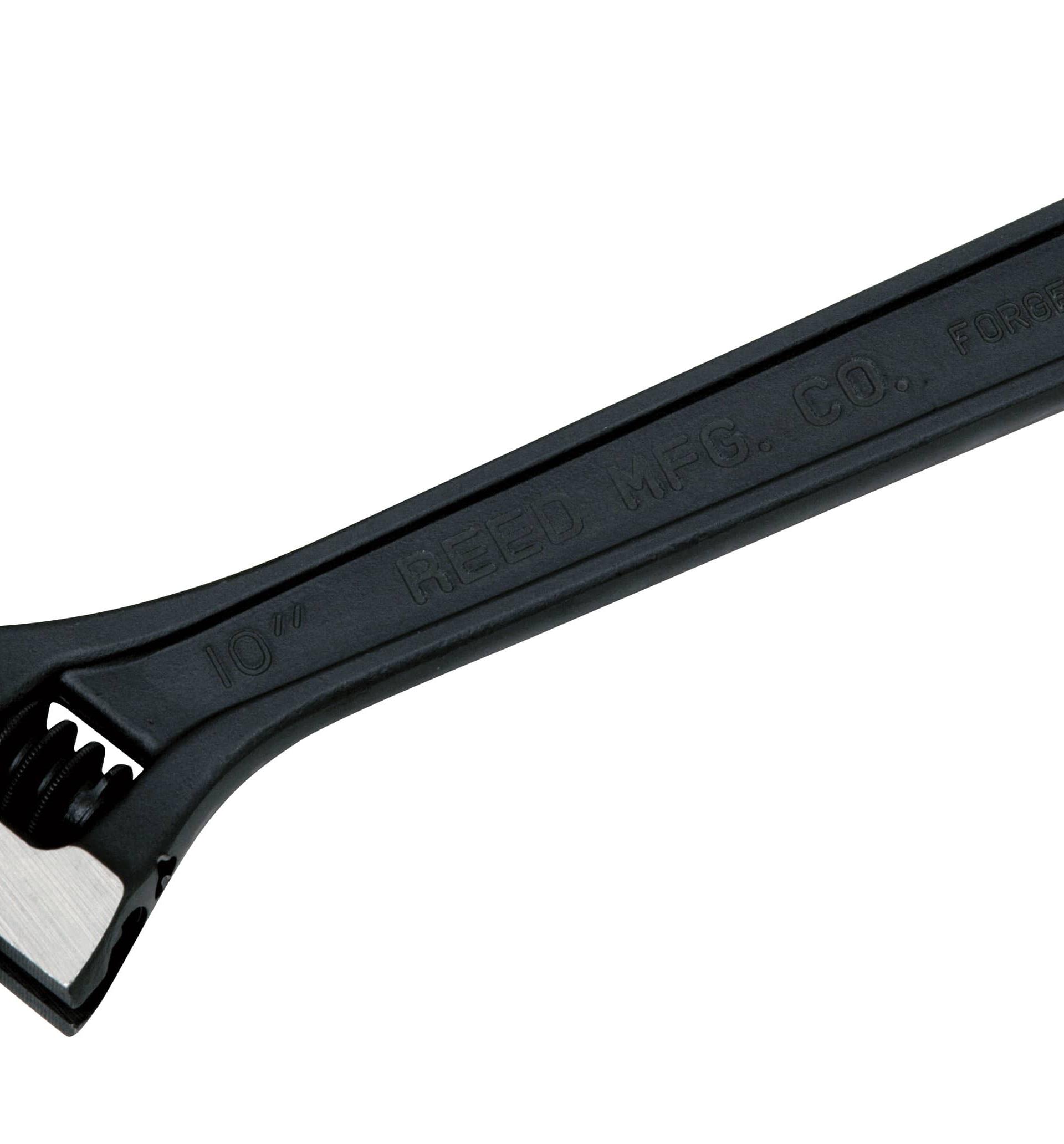 Ayarlanabilir Anahtar, 10 inç OAL, 1-1/8 inç Jaw, Blackened Jaw