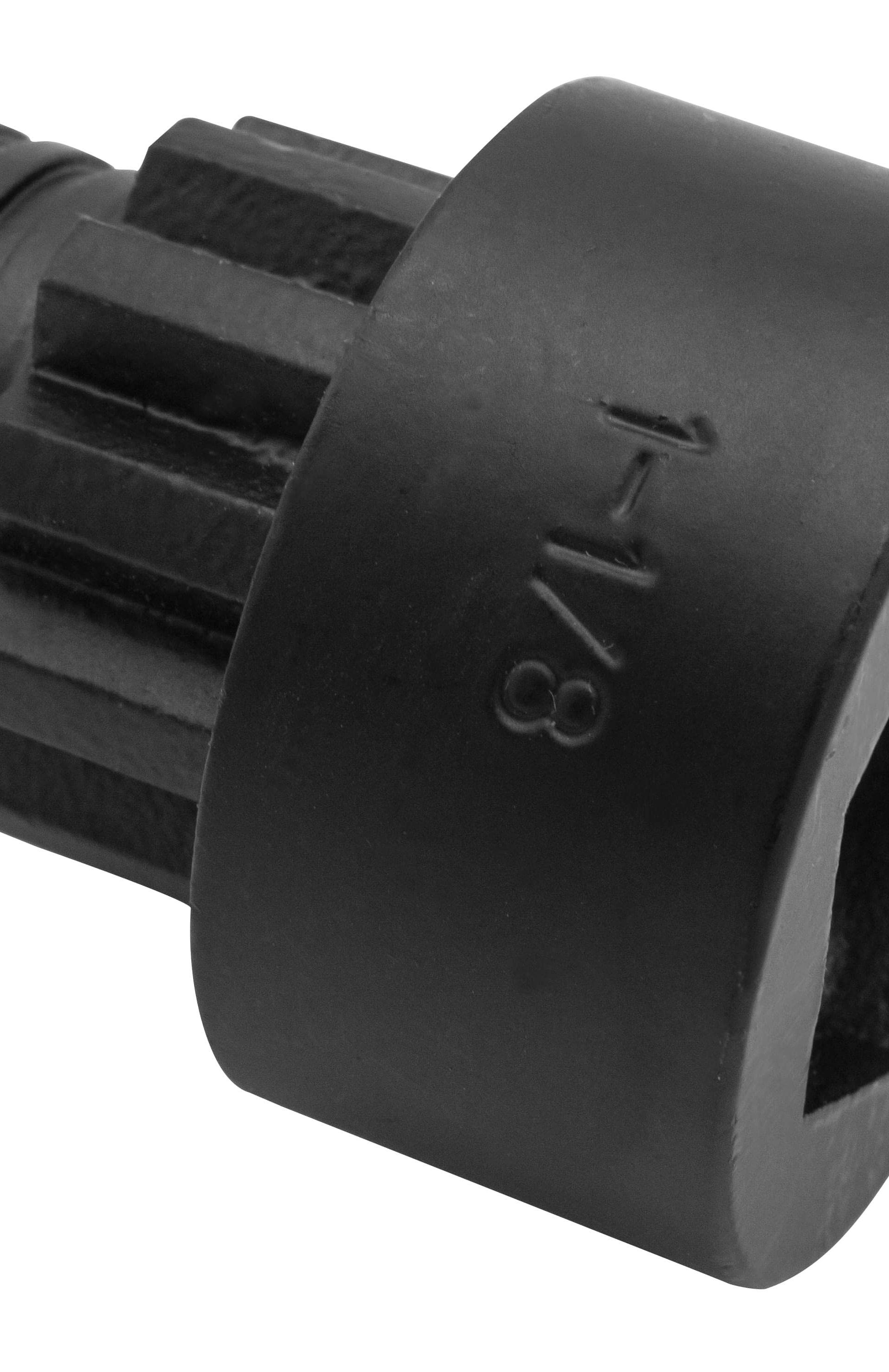 Thru-Bolt™ L18 Standart Tekli Lokma, Altıgen Lokma, 1-1/8 inç Lokma