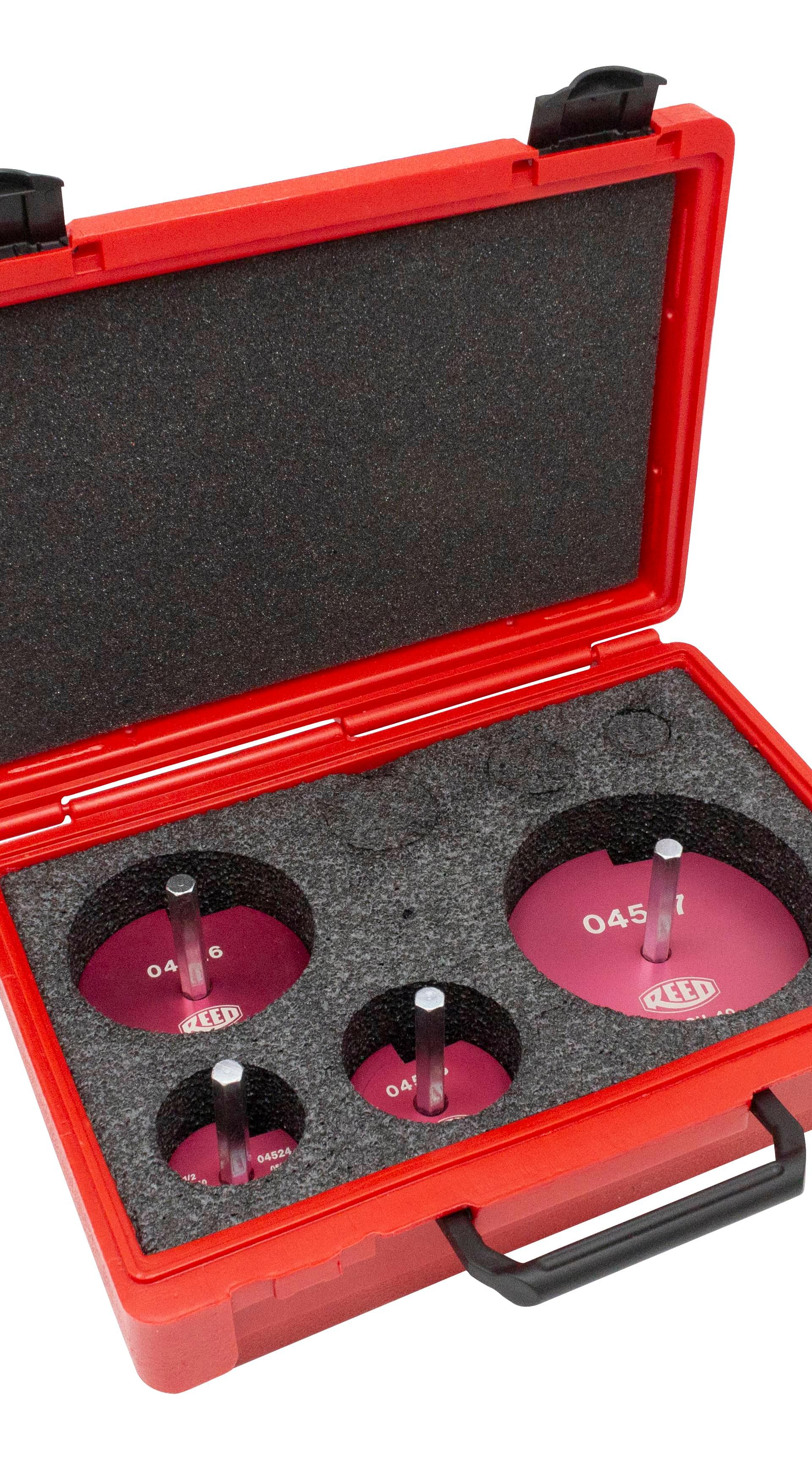 Kit with PPR150, PPR200, PPR300, PPR400 in a hard Plastik case