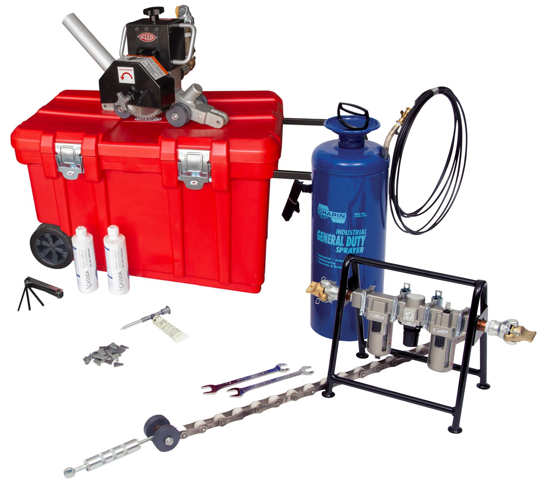 Air Powered Boru Kesici Bare Alet/Kit, 16 inç Maks. Boru/Tüp Çapı